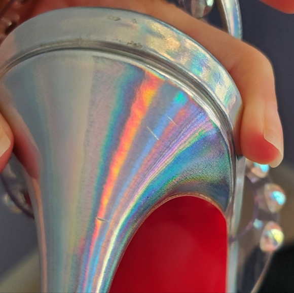 SOLD SOLD!! Christian Louboutin Faridaravie PVC heels - Picture 11 of 12